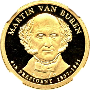 image for: 2008-S Martin Van Buren $1 NGC Proof 70 UCAM