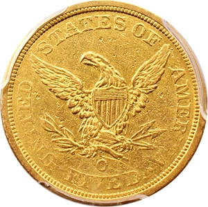 image for: 1843-O $5 PCGS XF40 (Large Letters)