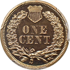 image for: 1864 1c PCGS/CAC Proof 64 CAM (Copper Nickel)