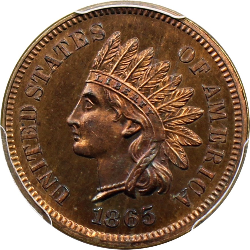 image for: 1865 1c PCGS Proof 64 RB