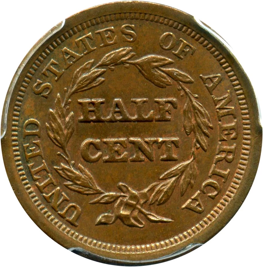 1851 Braided Hair Half Penny RB Coin Pricing Guide