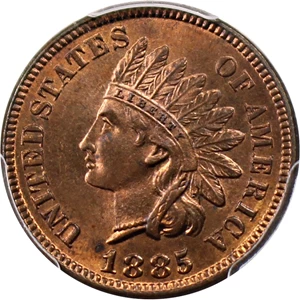 image for: 1885 1c PCGS MS65 RB