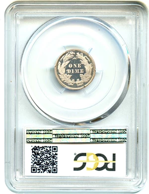 image for: 1863 10c PCGS Proof 65 DCAM