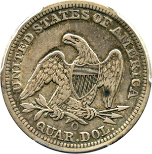 image for: 1859-O 25c PCGS VF30