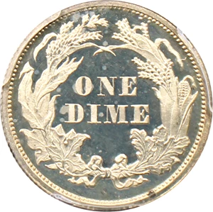 image for: 1863 10c PCGS Proof 65 DCAM