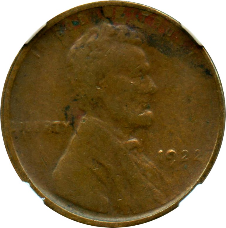 image for: 1922-D 1c NGC VF25 BN (Weak D)