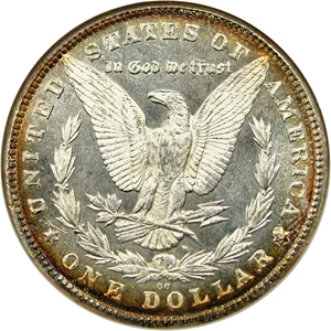 image for: 1880-CC $1 NGC/CAC MS64 DMPL