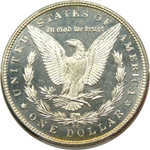image for: 1890-CC $1 PCGS MS65 PL