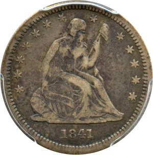 image for: 1841-O 25c PCGS VF25