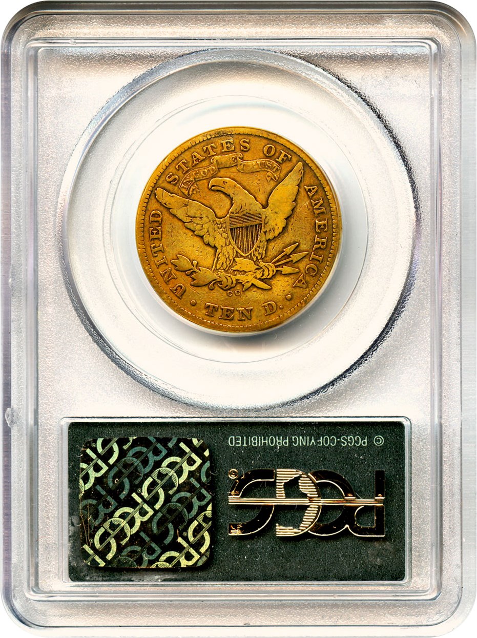 image for: 1871-CC $10 PCGS VG-08 (OGH)