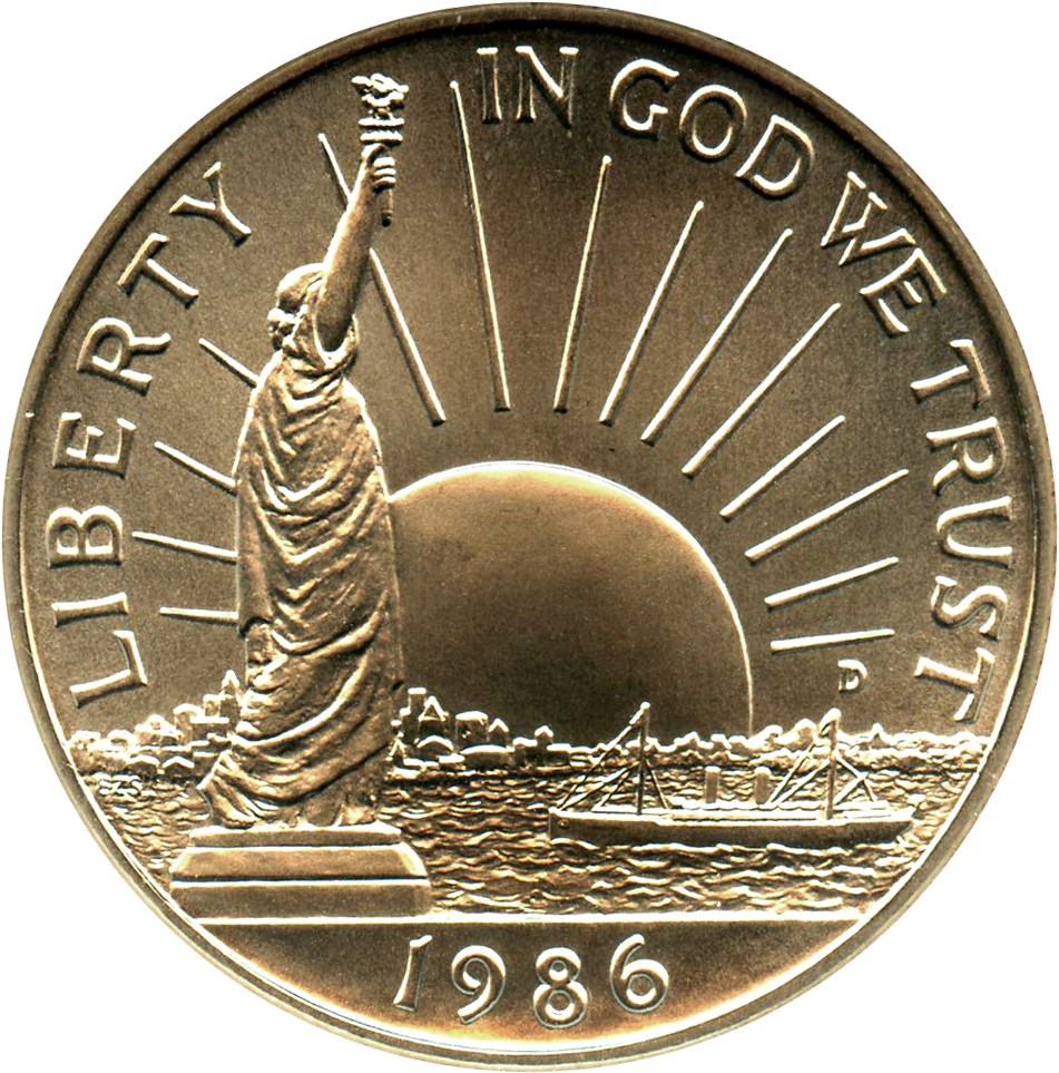 image for: 1986-D Statue Liberty 50c NGC MS69 - No Reserve!
