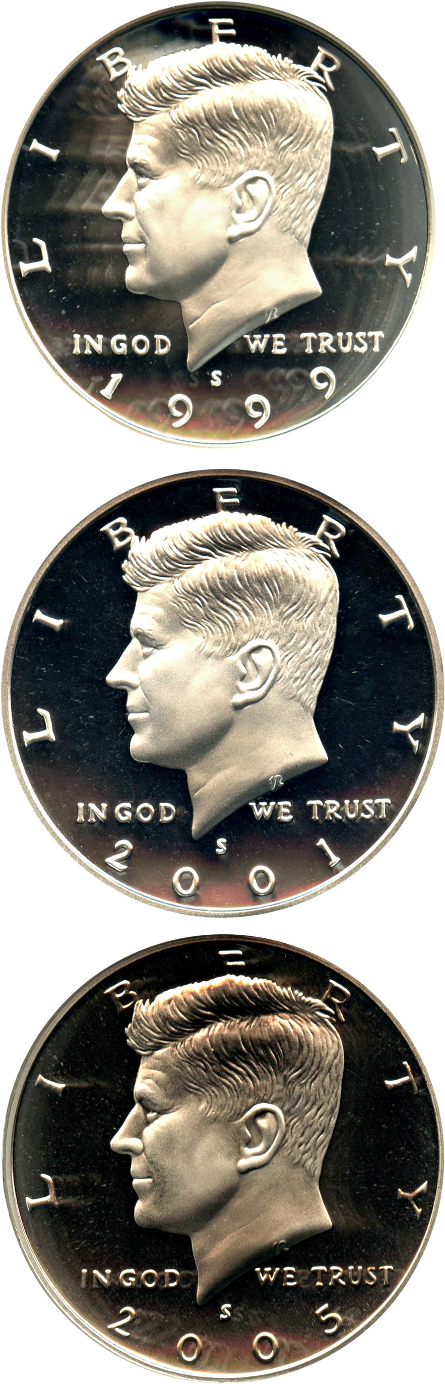 image for: Collector Lot of Kennedy 50c: All NGC Proof 69 UCAM (Silver, 3 Coins Total) - No Reserve!