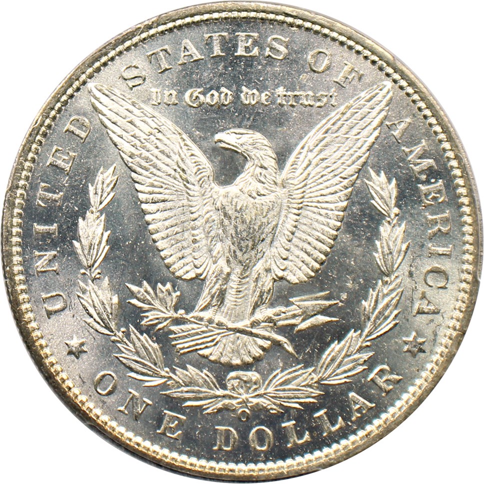 image for: 1889-O $1 PCGS MS61 DMPL