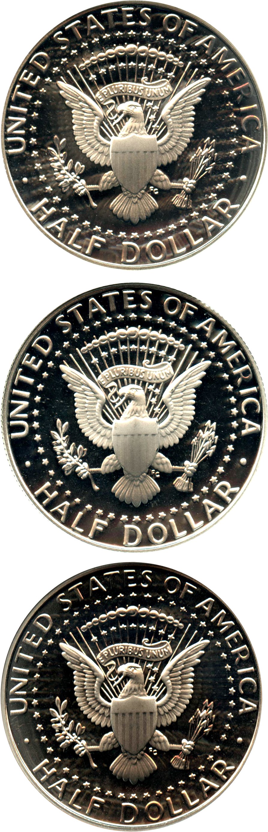 image for: Collector Lot of Kennedy 50c: All NGC Proof 69 UCAM (Silver, 3 Coins Total) - No Reserve!