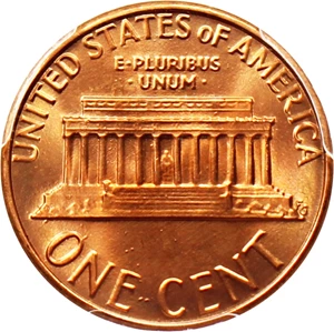 image for: 1982 1c PCGS MS68 RD (Zinc, Large Date)