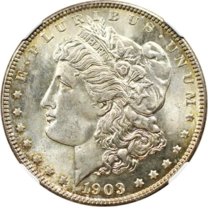 image for: 1903 $1 NGC MS67