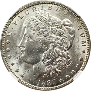 image for: 1887-O $1 NGC MS62 (DDO, VAM-22B Pitted & Clashed)