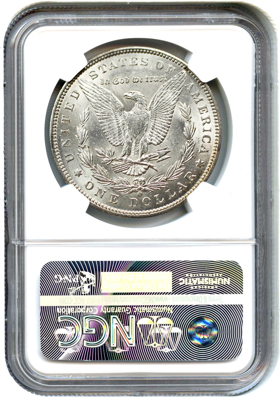 image for: 1887-O $1 NGC MS62 (DDO, VAM-22B Pitted & Clashed)