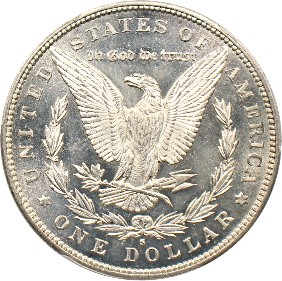 image for: 1894-S $1 PCGS/CAC MS62 PL