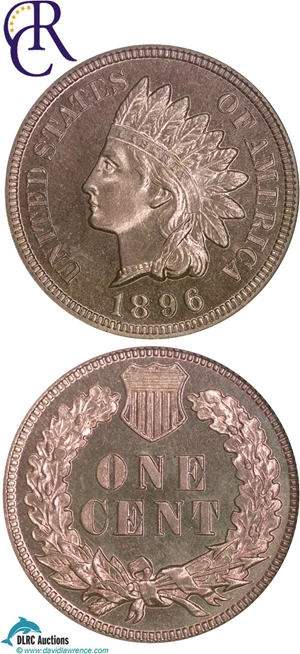 image for: 1896 1c NGC Proof 65 RD