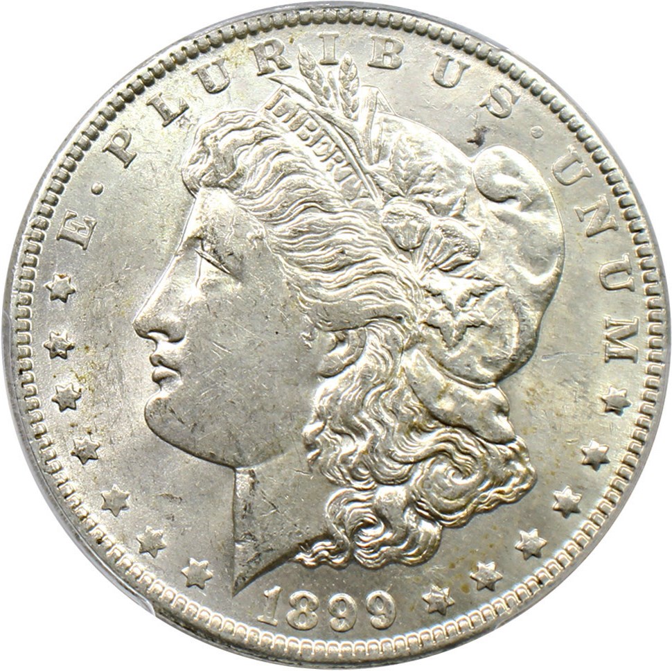 image for: 1899-O $1 PCGS/CAC AU58 (VAM-31, Micro O)