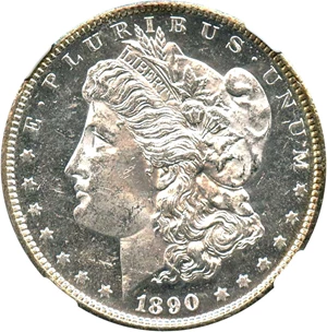 image for: 1890-S $1 NGC MS61 PL
