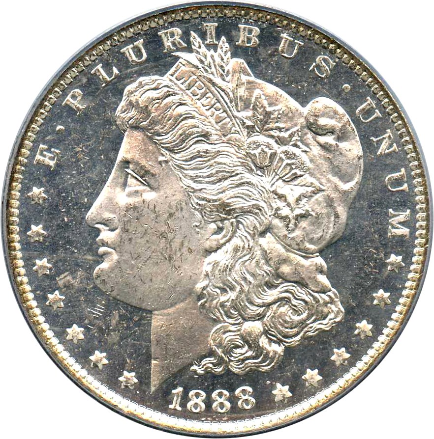 image for: 1888-O $1 PCGS MS63 DMPL