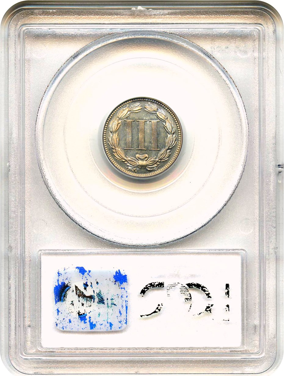 image for: 1865 3cN PCGS Proof 66 DCAM