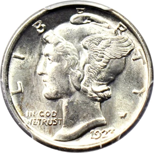 image for: 1923-S 10c PCGS MS63 FB