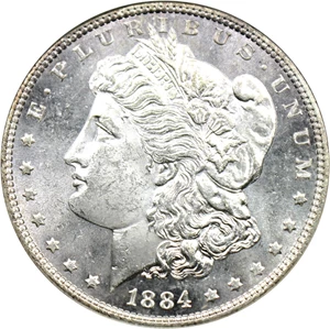 image for: 1884 $1 ANACS MS63 DMPL (VAM-8)