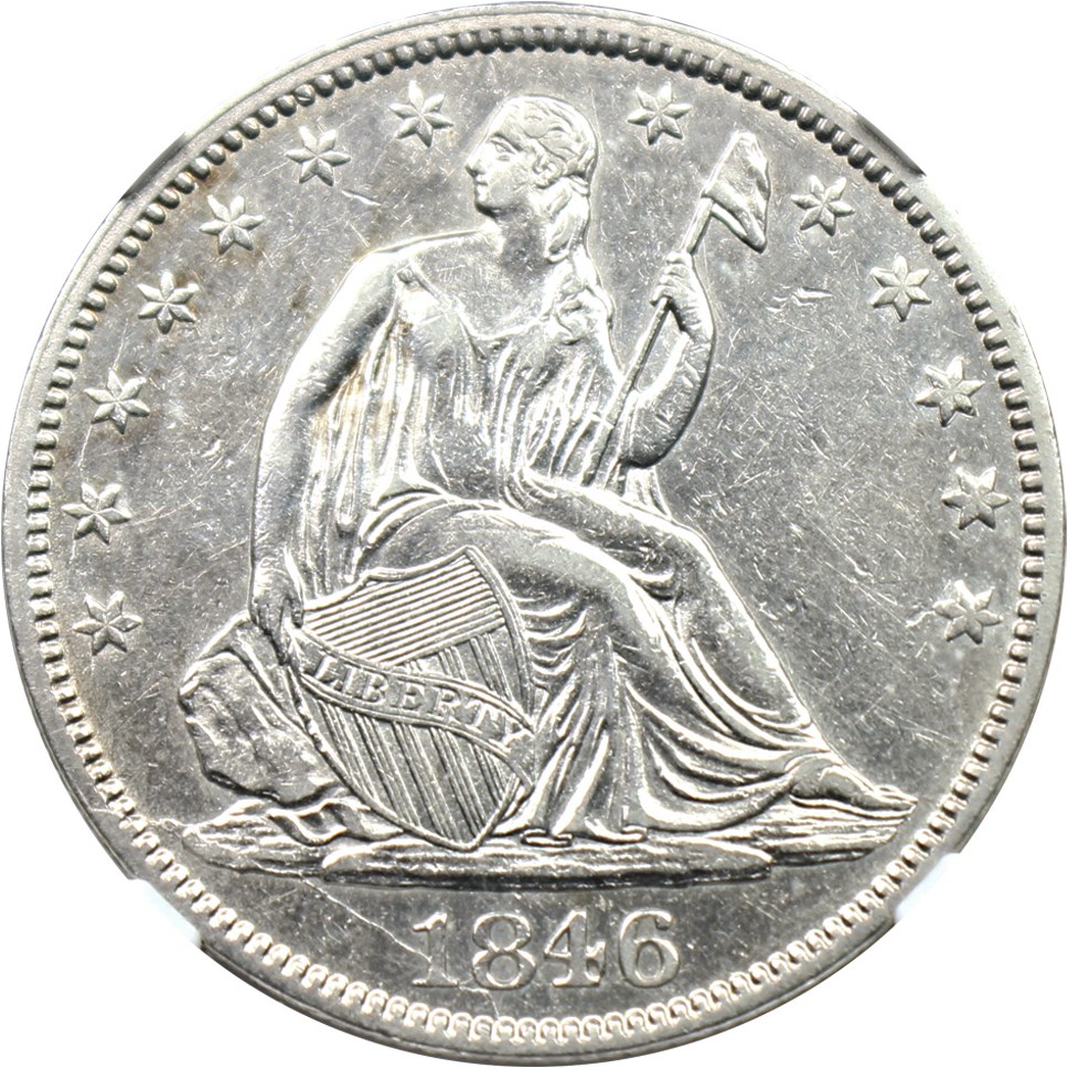 image for: 1846 50c NGC XF45 (Medium Date)