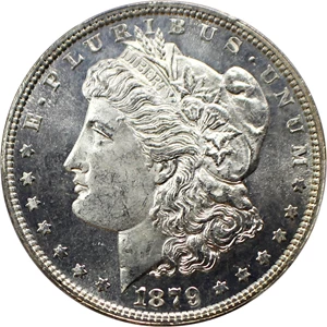 image for: 1879 $1 PCGS MS65 PL