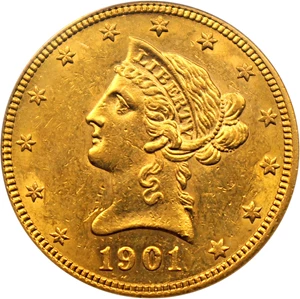 image for: 1901-O $10 PCGS AU58