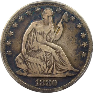 image for: 1880 50c PCGS F15