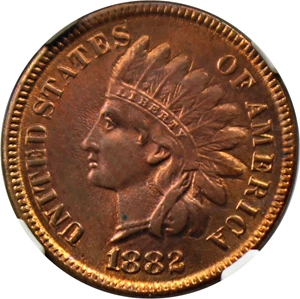 image for: 1882 1c NGC MS64 RB