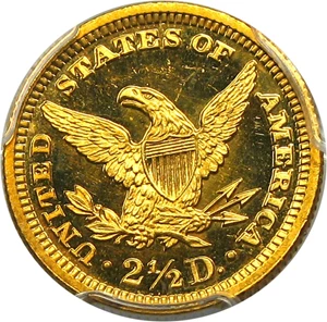 image for: 1906 $2 1/2 PCGS/CAC Proof 64 CAM