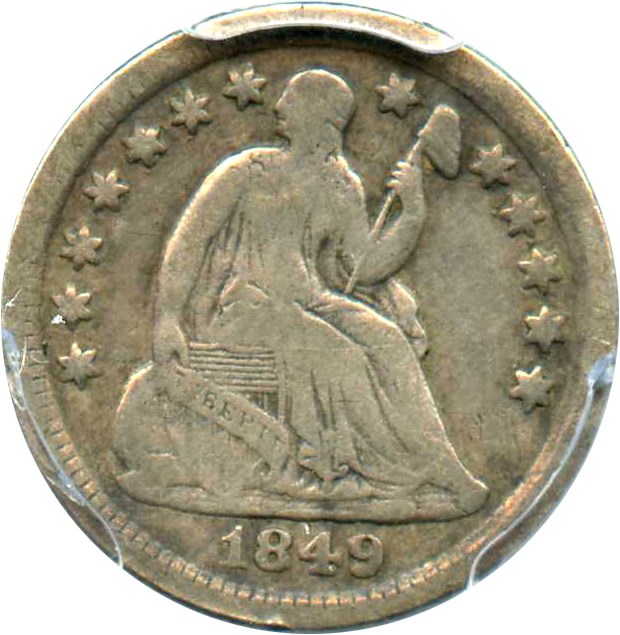 image for: 1849-O H10c PCGS F15
