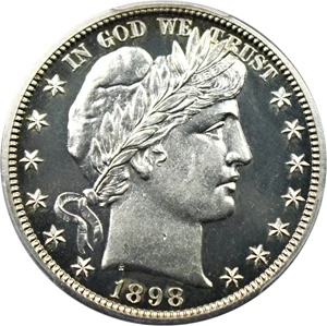 image for: 1898 50c PCGS Proof 64