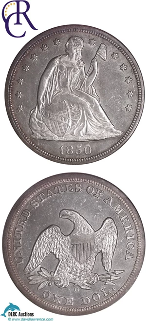 image for: 1850-O $1 NGC MS64