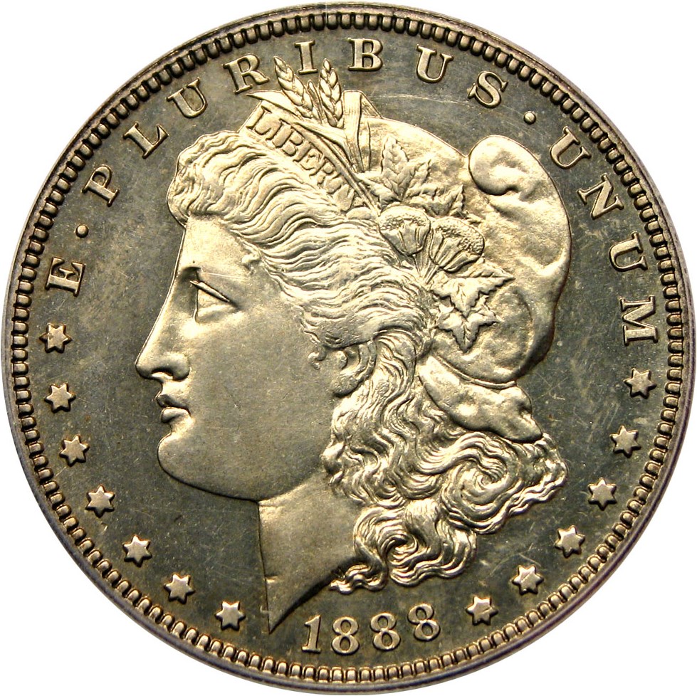 image for: 1888 $1 PCGS Proof 64