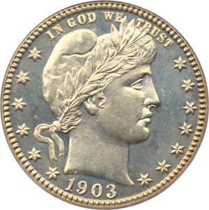 image for: 1903 25c PCGS Proof 63