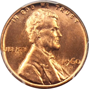 image for: 1960-D 1c PCGS MS67 RD (Large Date)