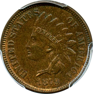 image for: 1879 1c PCGS MS63 BN