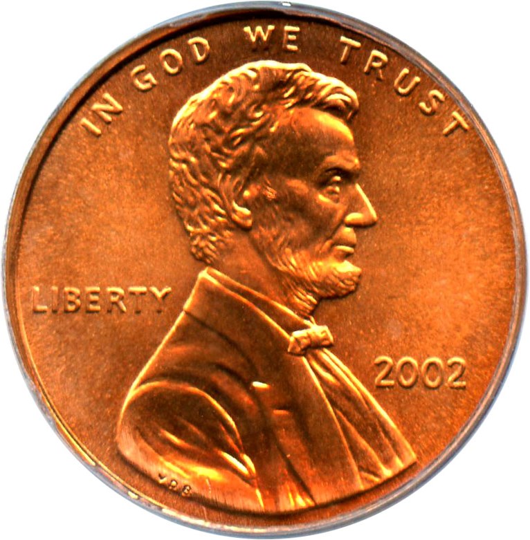 image for: 2002 1c PCGS MS68 RD