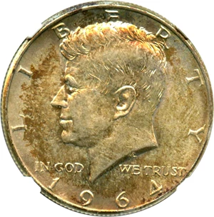 image for: 1964 50c NGC MS66