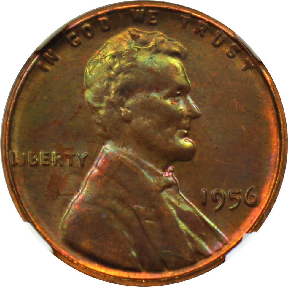 image for: 1956 1c NGC MS65 RB