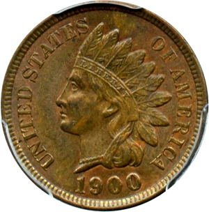 image for: 1900 1c PCGS MS64 BN