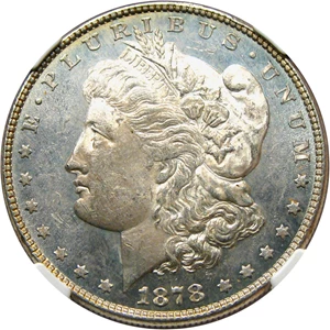 image for: 1878 8TF $1 NGC MS61 PL (Top-100, VAM-23, DDO Lips) - No Reserve!