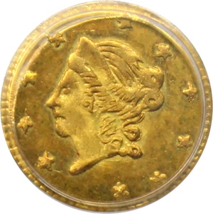 image for: 1871 Cal. Gold 50c PCGS MS64 (OGH, BG-1011)