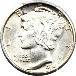 image for: 1925-S 10c PCGS MS66 FB